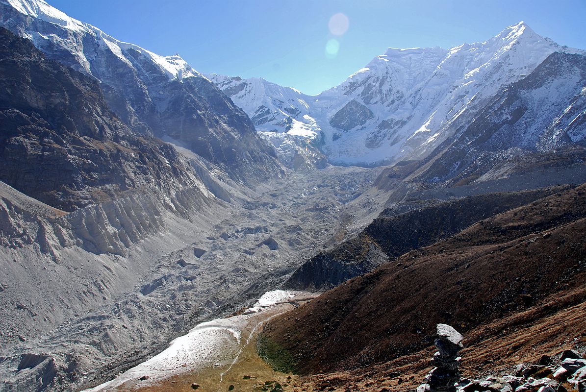 Rolwaling 06 05 Trakarding Glacier and Bigphera Go Shar